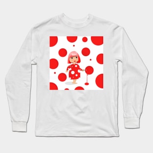 Yayoi Kusama Polka Dots Long Sleeve T-Shirt